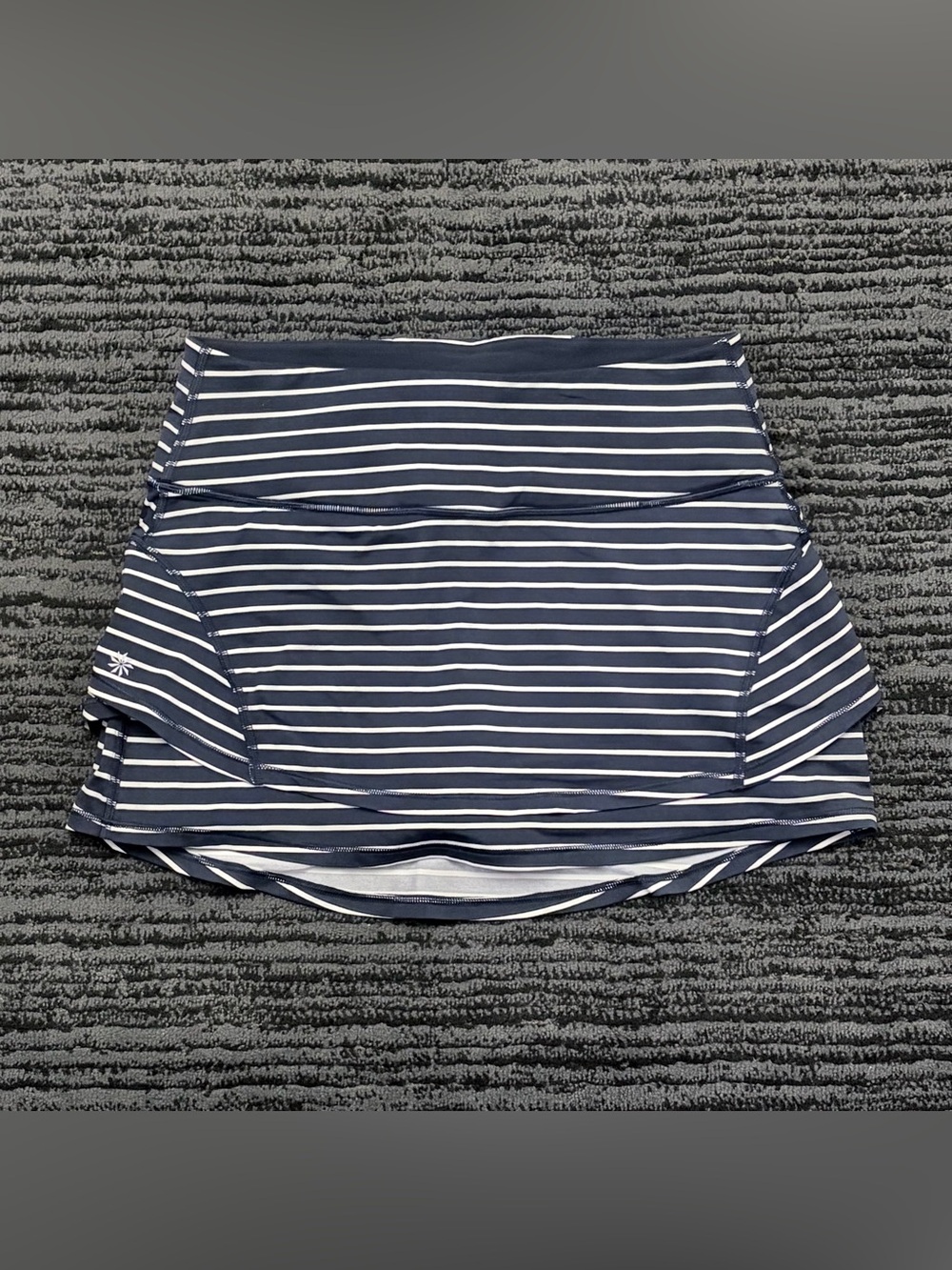 Athleta Stealth Striped Tennis Skort